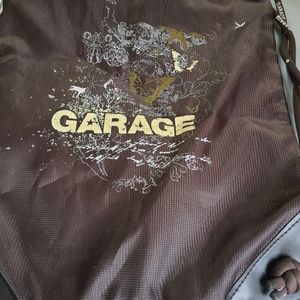 Garage nylon drawstring backpack